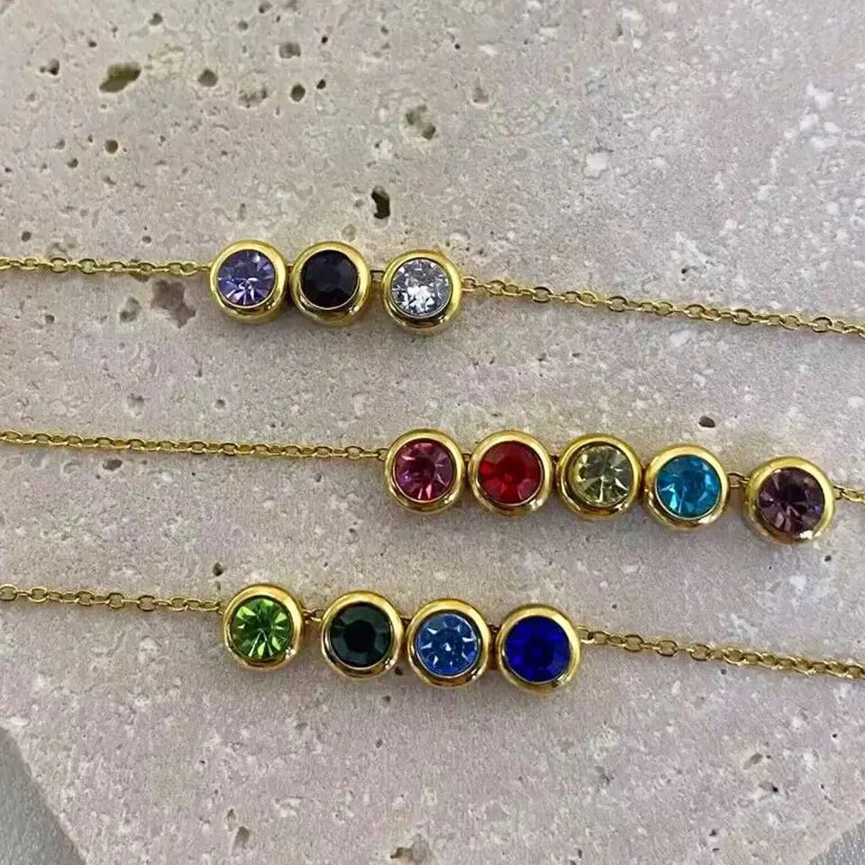 Dainty Birthstone Chain Bracelet — product detail