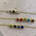 Dainty Birthstone Chain Bracelet — product detail