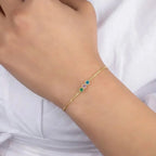Dainty Birthstone Chain Bracelet — product detail