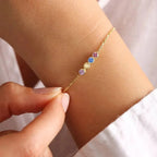 Dainty Birthstone Chain Bracelet — product detail