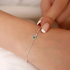 Dainty Birthstone Chain Bracelet — product detail