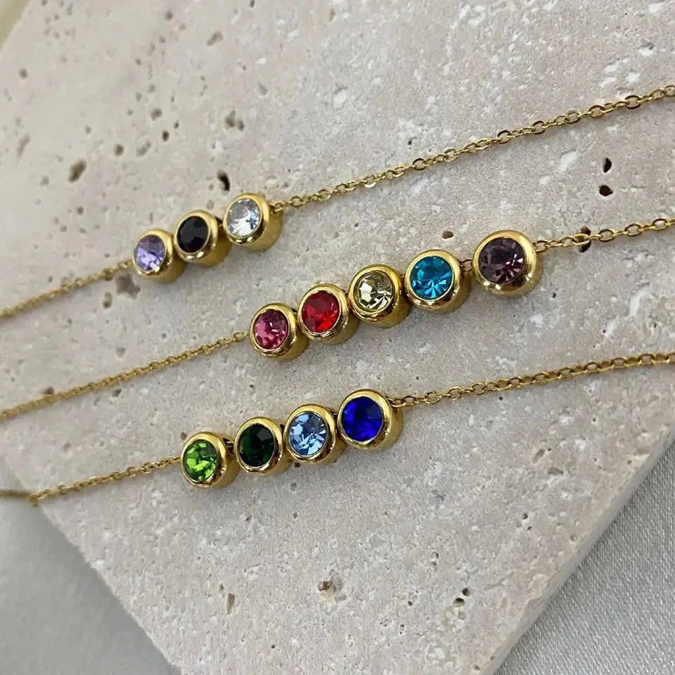 Dainty Birthstone Chain Bracelet — product detail