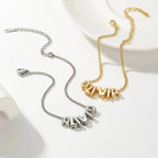 Dainty Bubble Letter Name Bracelet — product detail