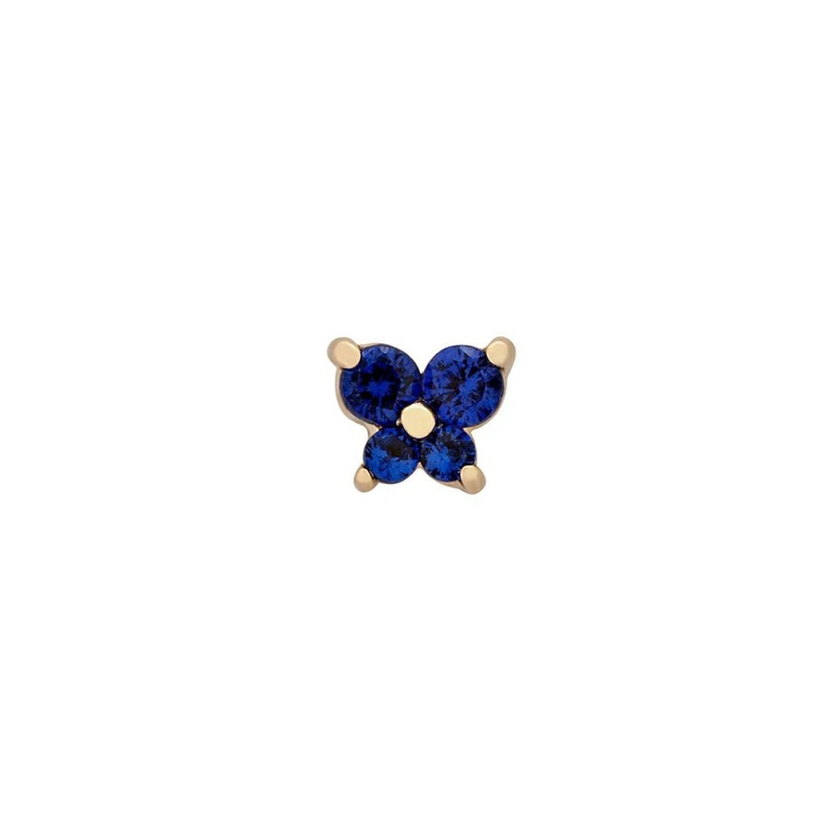 Dainty Butterfly Birthstone Stud Earring — product detail