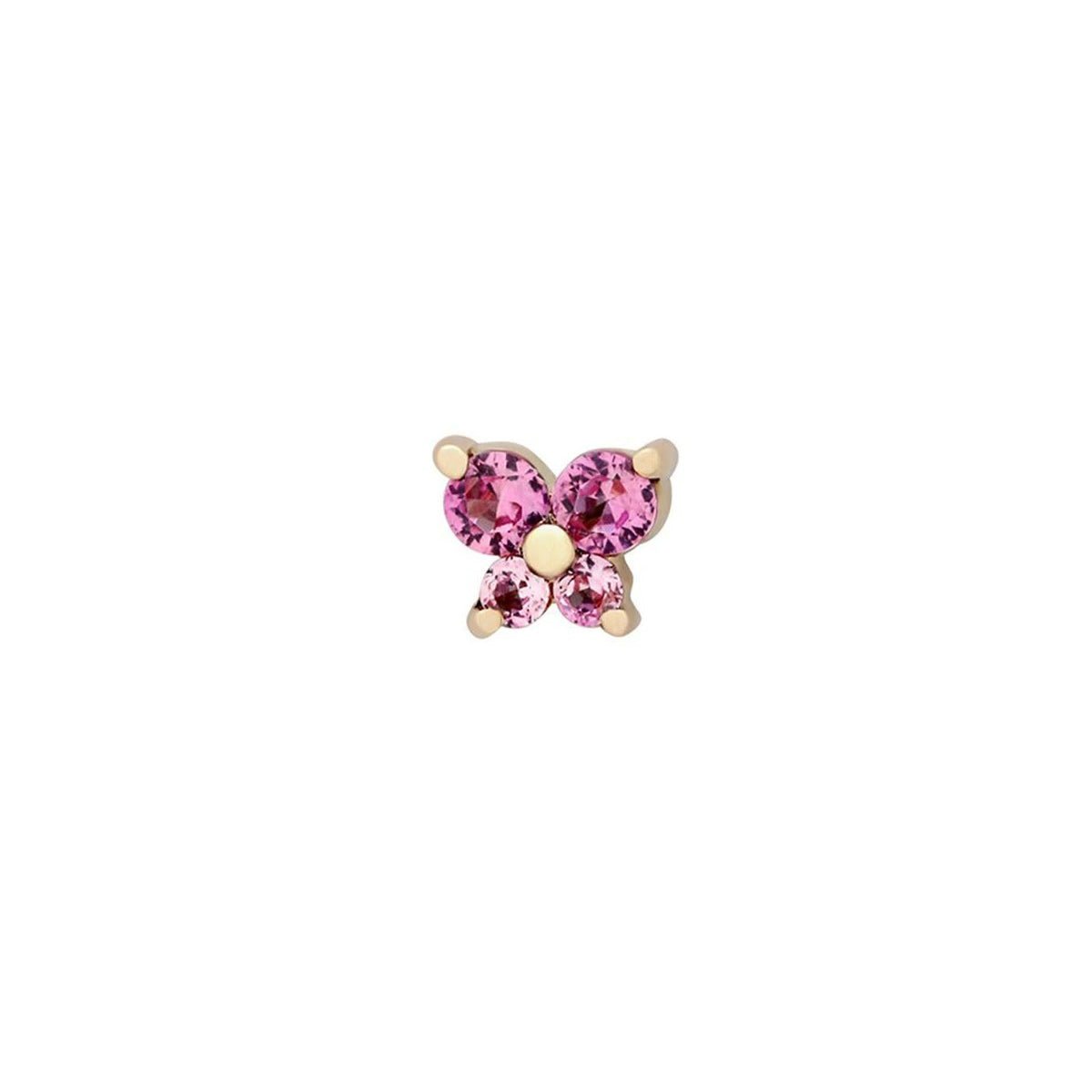 Dainty Butterfly Birthstone Stud Earring — product detail