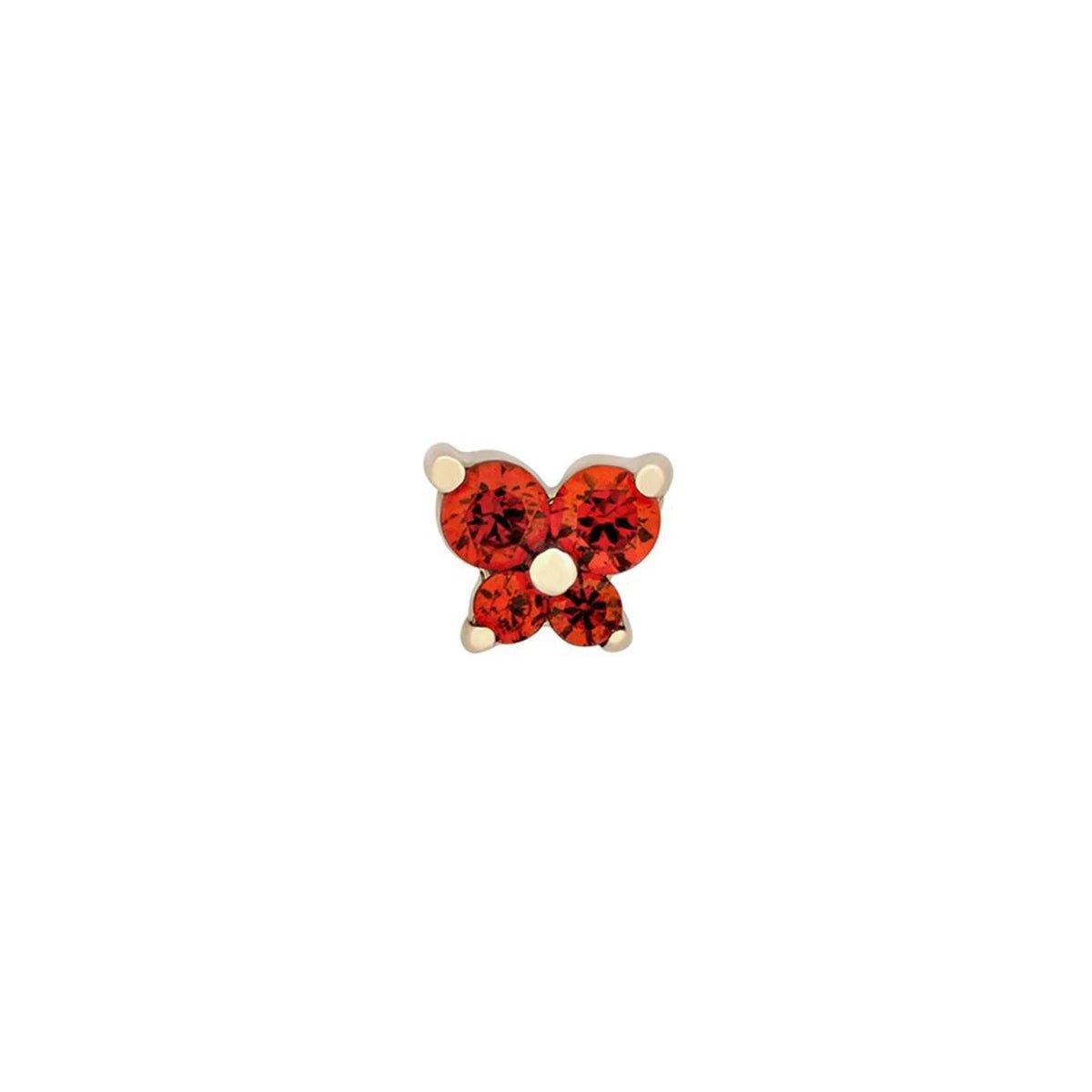 Dainty Butterfly Birthstone Stud Earring — product detail