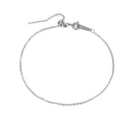 Dainty Chain Sparkling Initial Bracelet — product detail