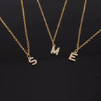 Dainty Chain Sparkling Initial Bracelet — product detail