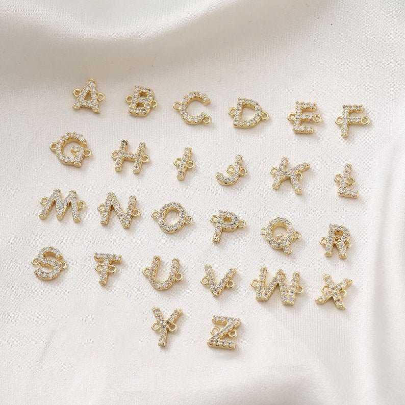 Dainty Initial Chain Bracelet — product detail