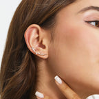 18k Dainty Personalised Name Earrings — product detail