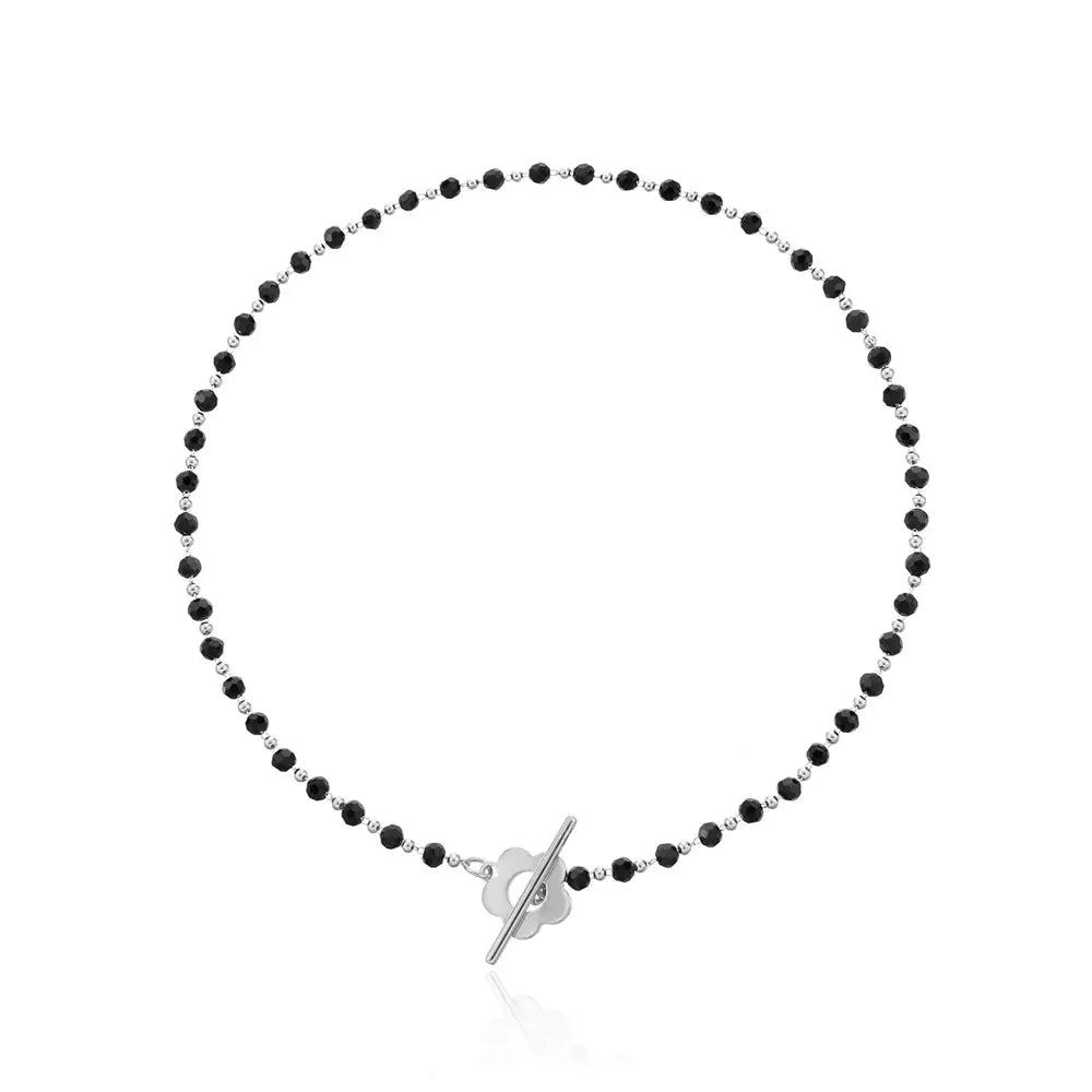 Floral Choker Flower Clasp Necklace — product detail