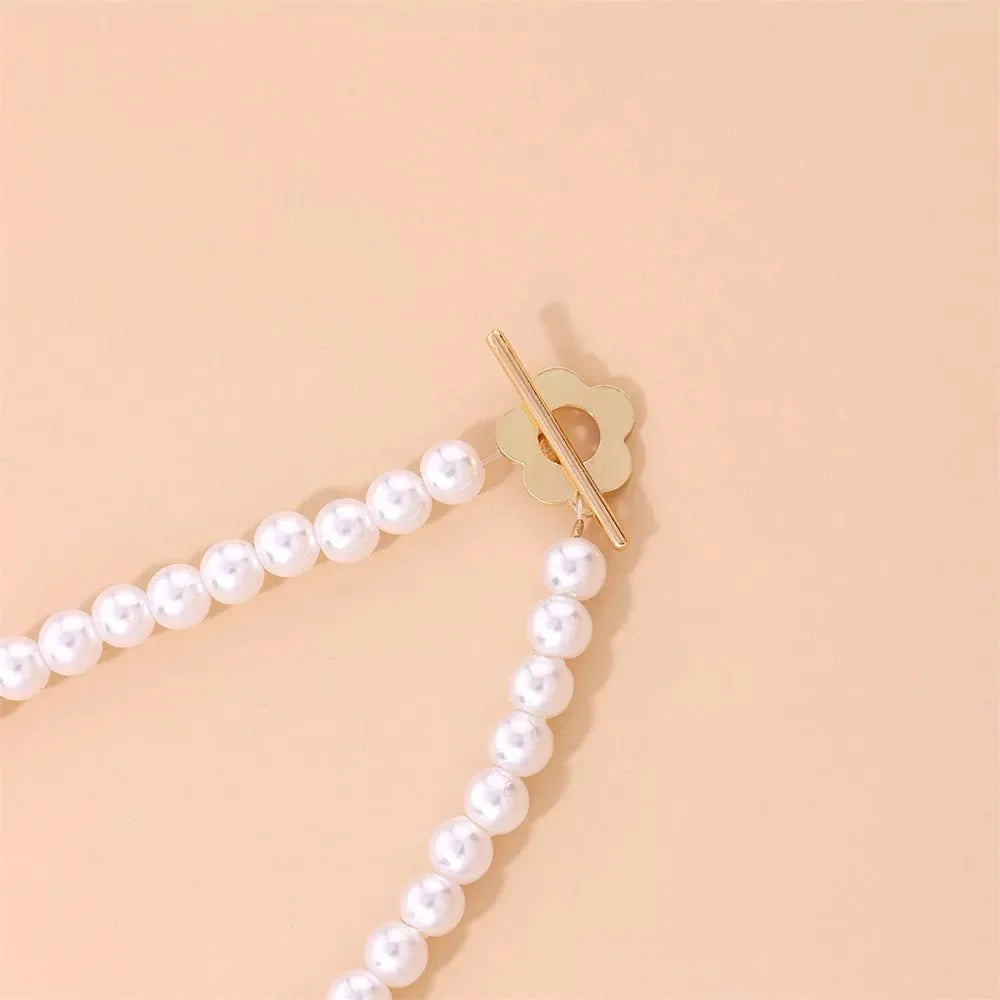 Floral Choker Flower Clasp Necklace — product detail
