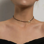 Floral Choker Flower Clasp Necklace — product detail