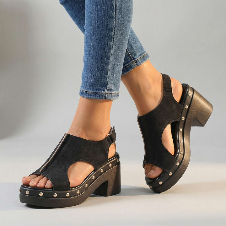 Loretta Studded Slides