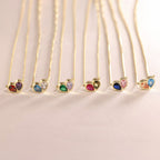 Forever Linked Birthstone Heart Necklace & Bracelet — product detail