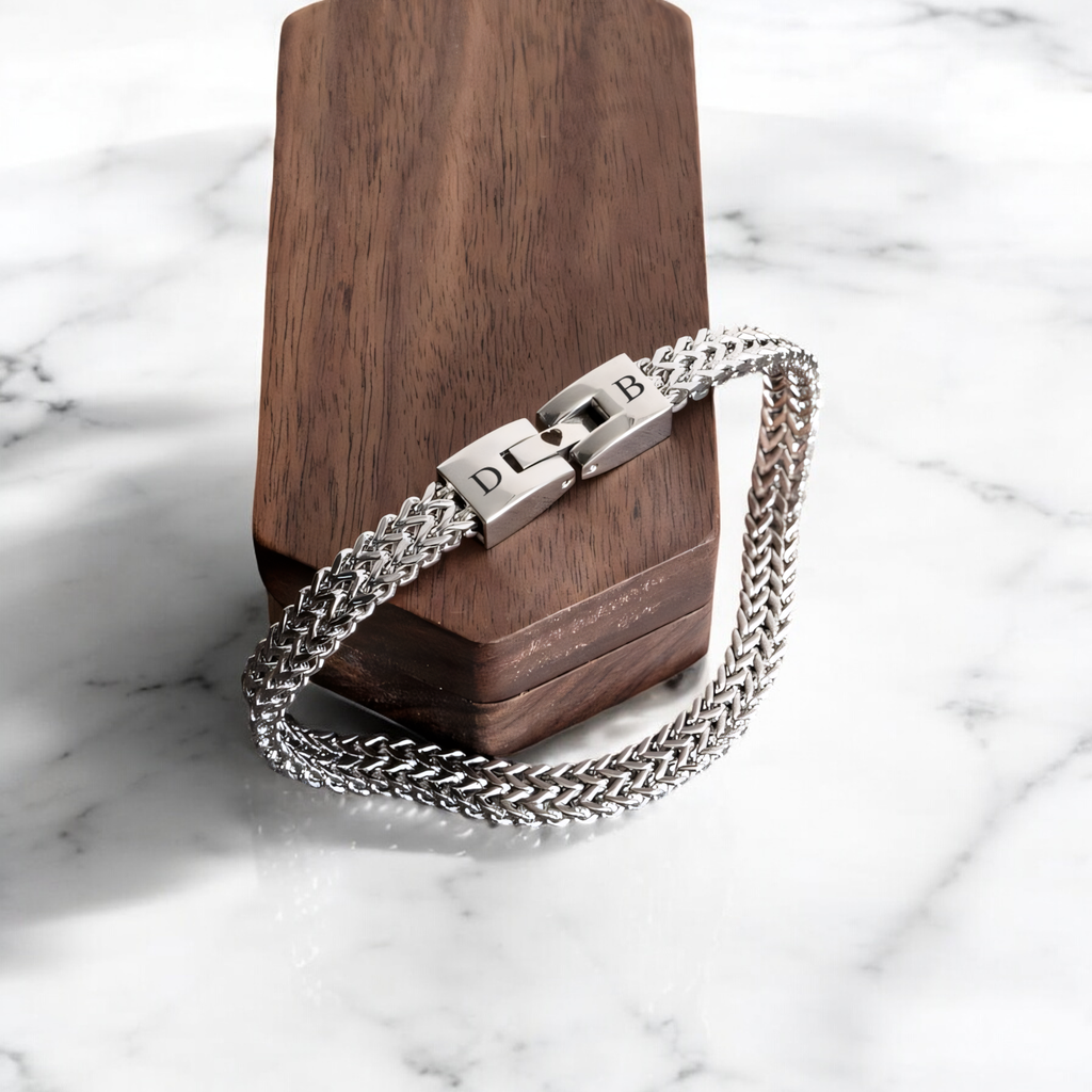 Classy Initial Love Clasp Bracelet — product detail
