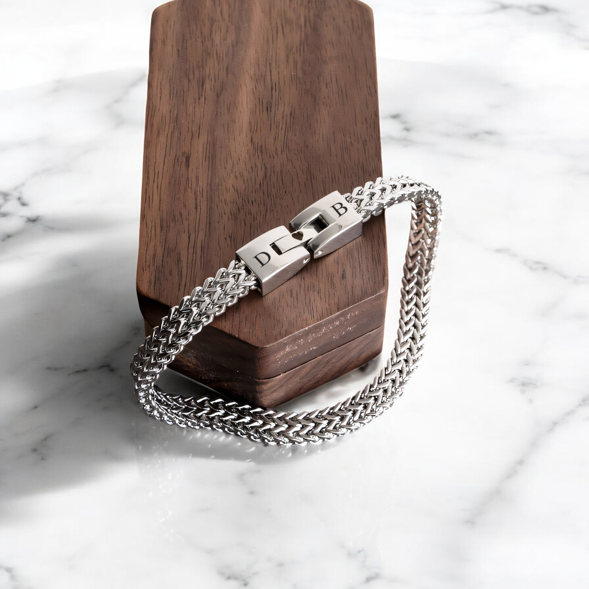 Classy Initial Love Clasp Bracelet — product detail