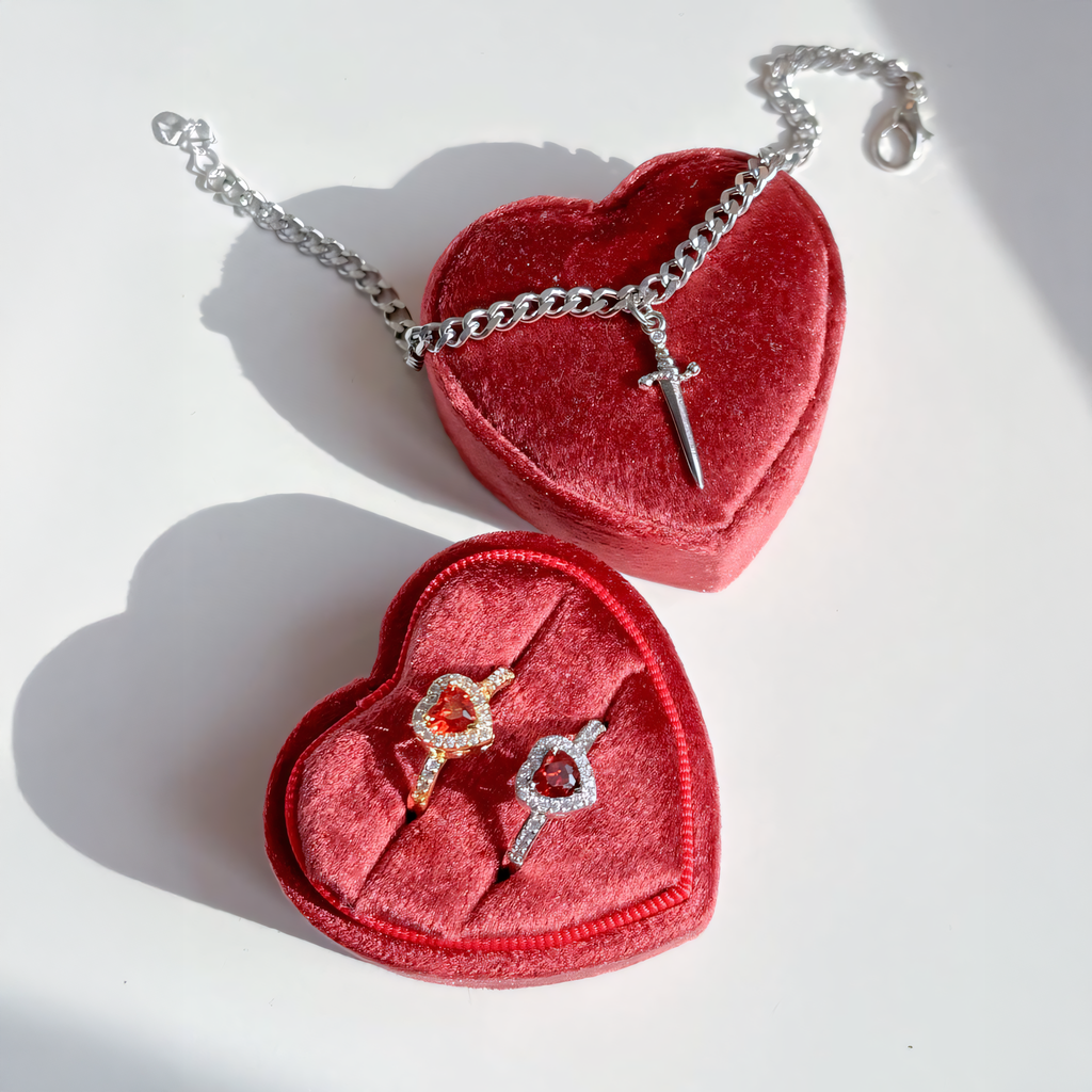 Prince & Princess Couples Ring & Bracelet Set — product detail