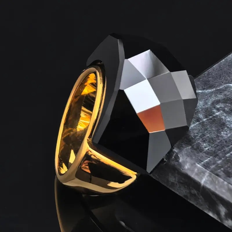 Boho Chunky Crystal Ring — product detail