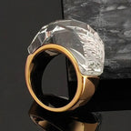 Boho Chunky Crystal Ring — product detail