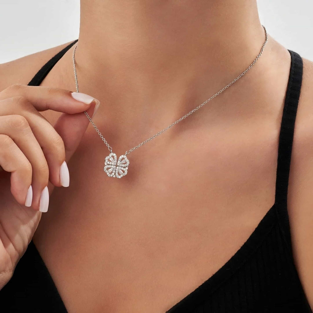 18k Dainty Eternal Clover Necklace — product detail