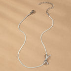 Romantic Dainty Bow Necklace — product detail