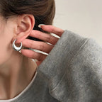 S925 Classy Hoop Dainty Earrings — product detail