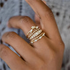 S925 Thin Dainty Oval Diamond Ring — product detail