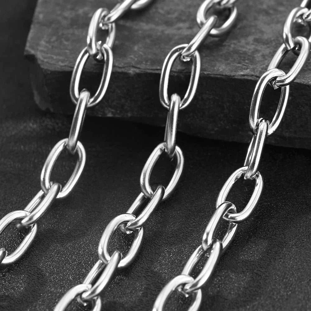 Simple Paperclip Necklace & Bracelet Set — product detail