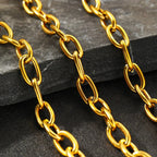 Simple Paperclip Necklace & Bracelet Set — product detail
