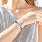 Unisex Eternal Love Knot Leather Bracelet — product detail