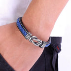 Unisex Eternal Love Knot Leather Bracelet — product detail